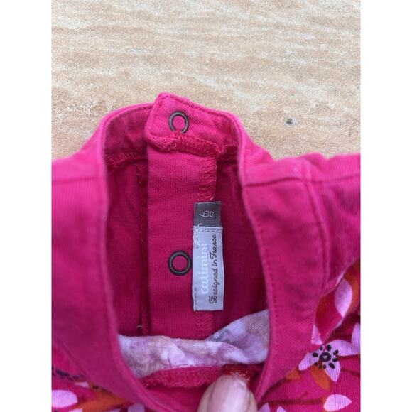 Catimini Girl's Multicolor Floral Pink Dress size 6 months - Picture 2 of 3